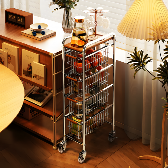Metal Trolley 4 Layer